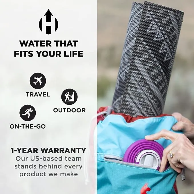 25 oz Collapsible Water Bottle by Hydaway