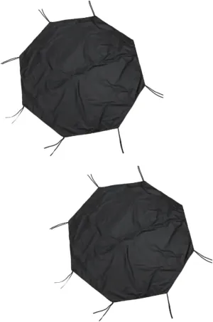 2pcs Dog Covers Insulated Enclosures Cover for Outdoor Use Easy to Install