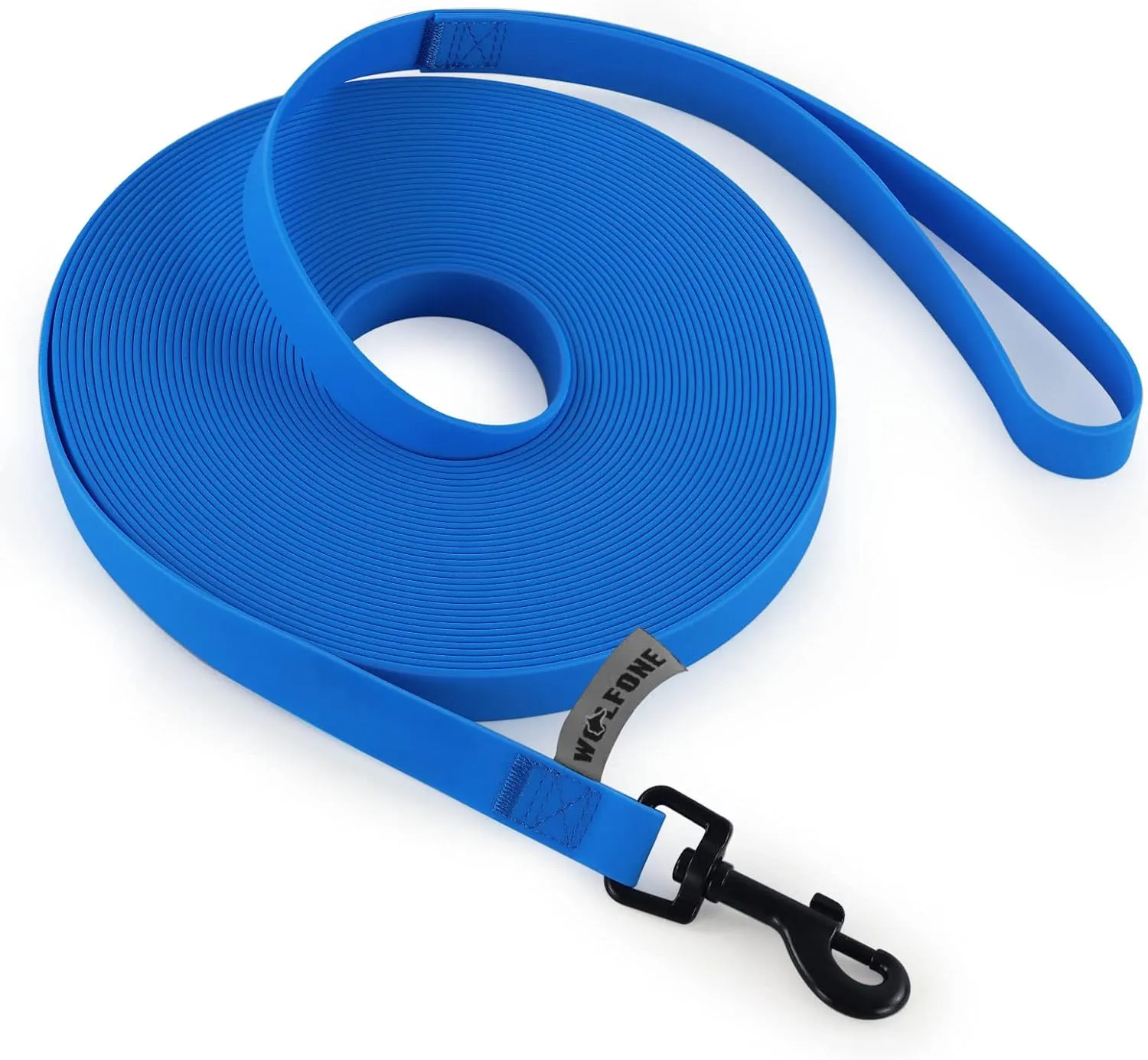 5ft Black Long Leash - Waterproof Training Dog Leash for Recall, Swimming, Camping, Beach, Hunting, Walking