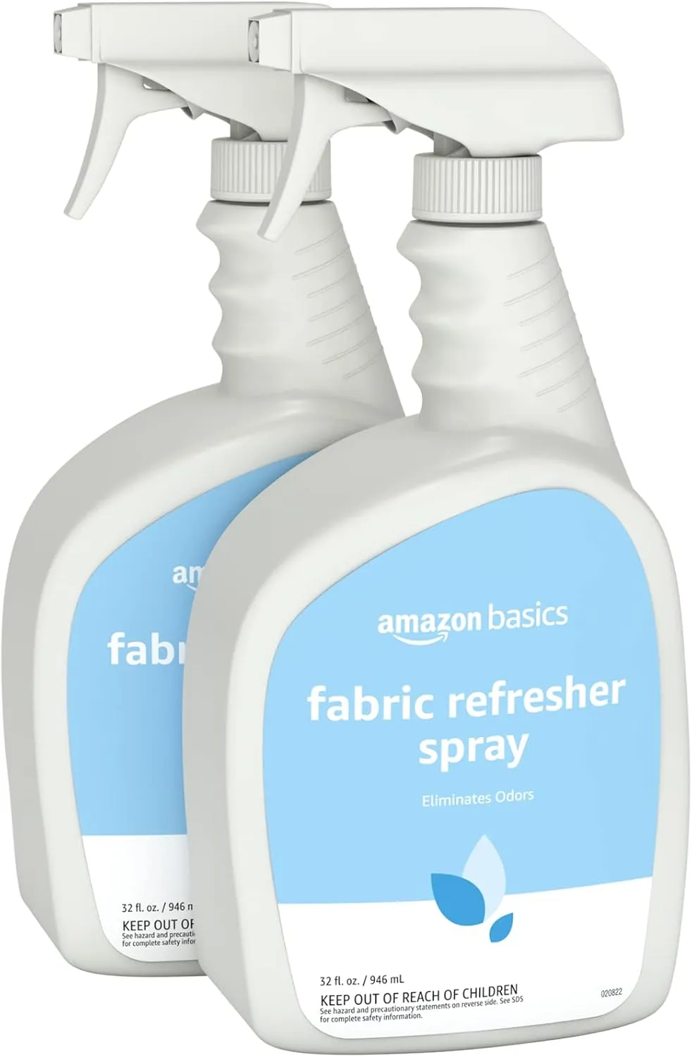 Amazon Basics Fabric Spray, Fabric Freshner, Fresh Scent, 32 fl oz, Pack of 2