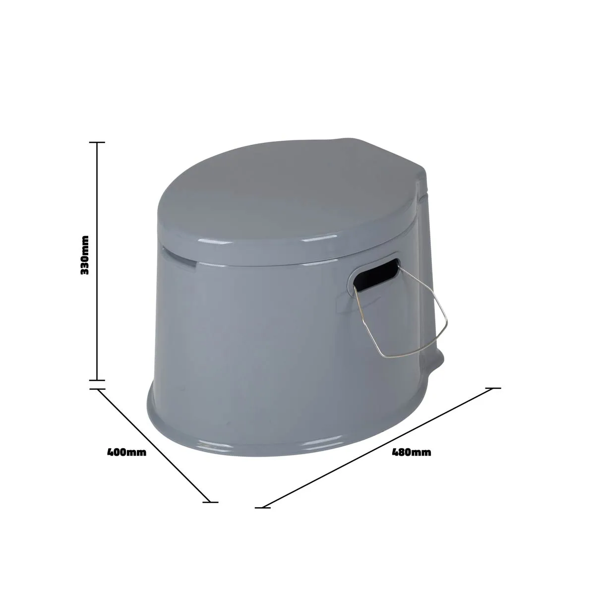 Bo-Camp Portable Toilet (7 Litres)