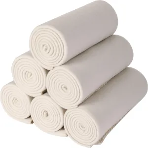 CAI TENG Fleece Throw Blankets 6 Pack Bulk Lightweight Warm Soft 50 x 60 in Kids Blanket Picnic Cozy Fleece Fabric Microfiber Small Blanket for Bed Sofa Office Travel Beige
