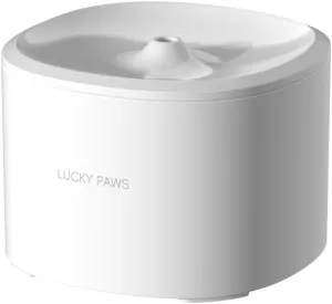 cat Water Fountain,75oz/2.2 liters Self Transparent Automatic Watering Small Cats Dogs Indoor Auto Drinking Fountains Dispenser Bowl no spillingn with Rechargeable Filter