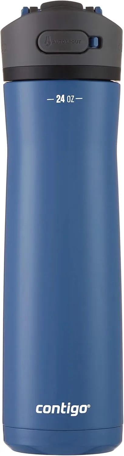 Contigo Ashland 2.0 Water Bottle with AUTOSPOUT Lid 24oz. Blue Corn