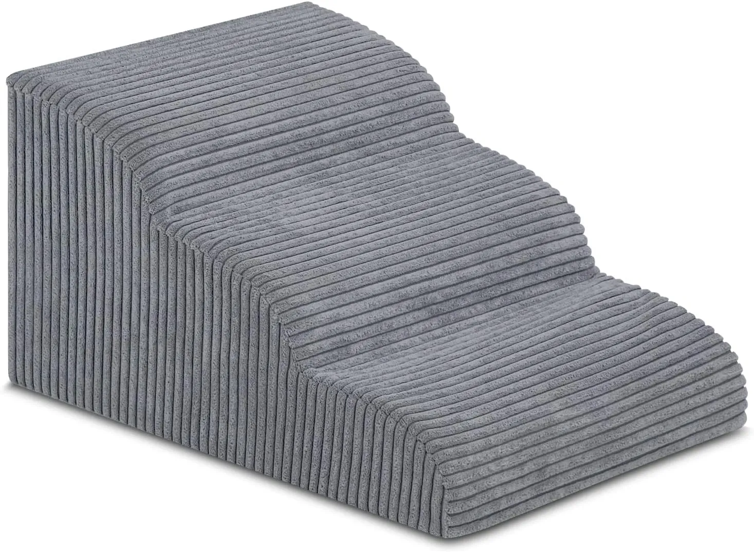 Dog Stairs & Steps for High Beds, 3 Steps High Density Foam Waterproof Dog Ramp for Small Dogs and Cats, Pet Stairs with Removable Washable Cover for Bed, Couch, Sofa and Car (H:16")