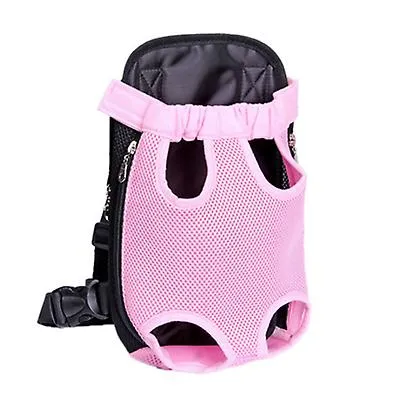 M 30*20cm blue Outdoor portable pet bag, breathable Mesh backpack for cats and dogs AZ19592
