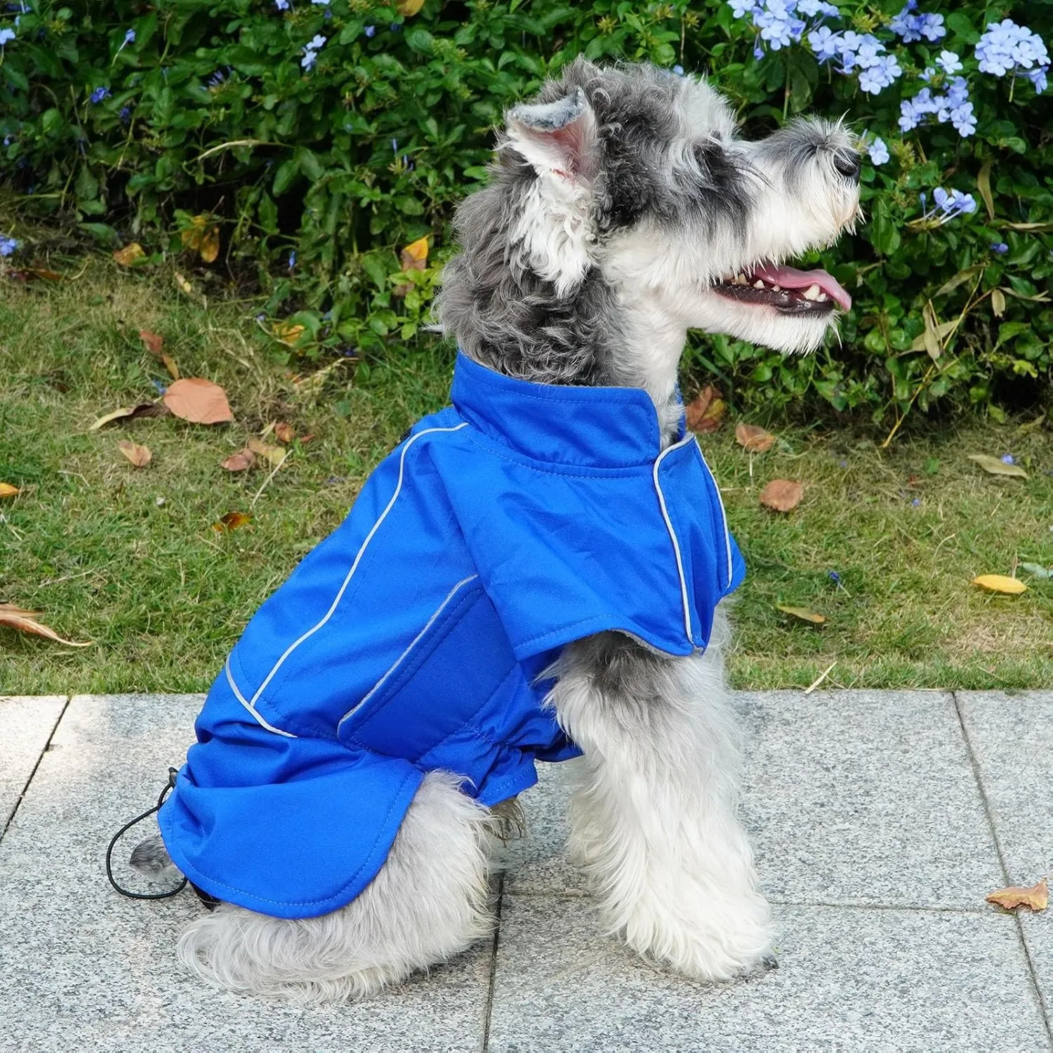 MIGOHI XXL Dog Jacket - Waterproof Winter Coat for Boys & Girls - Blue, Perfect for Golden Retriever & Weimaraner, Hiking & Camping