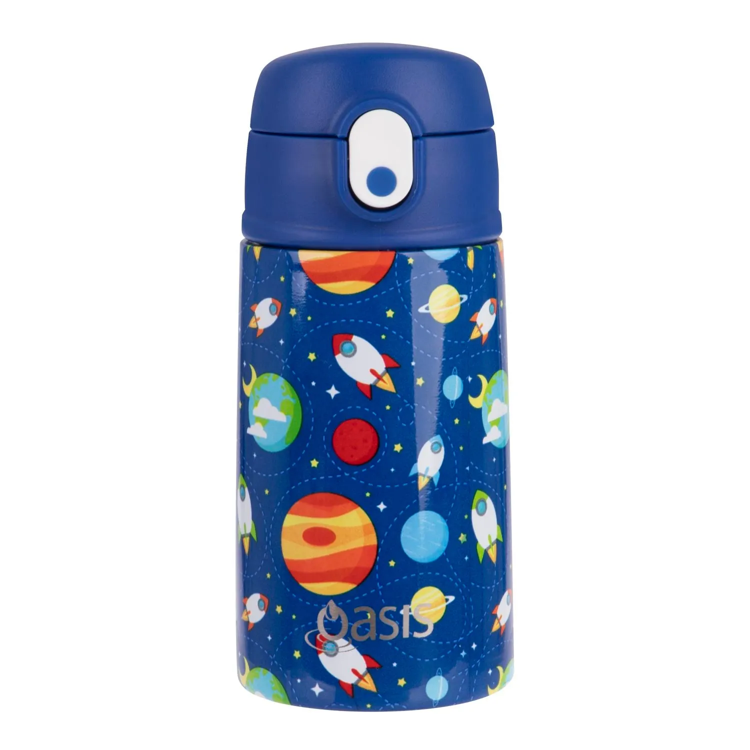Oasis Kids Water Bottle with Sipper Silicone Straw 400ML