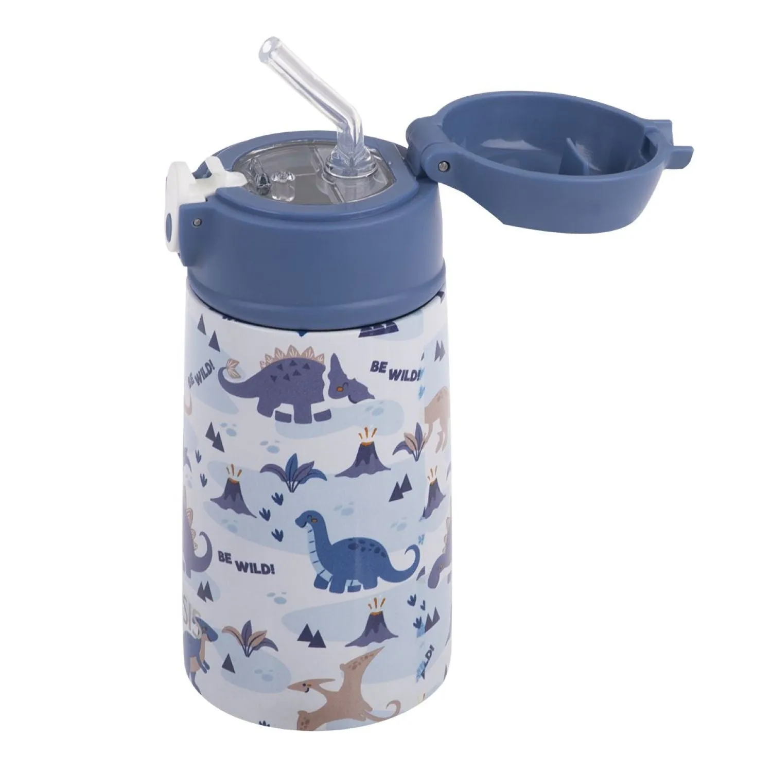 Oasis Kids Water Bottle with Sipper Silicone Straw 400ML