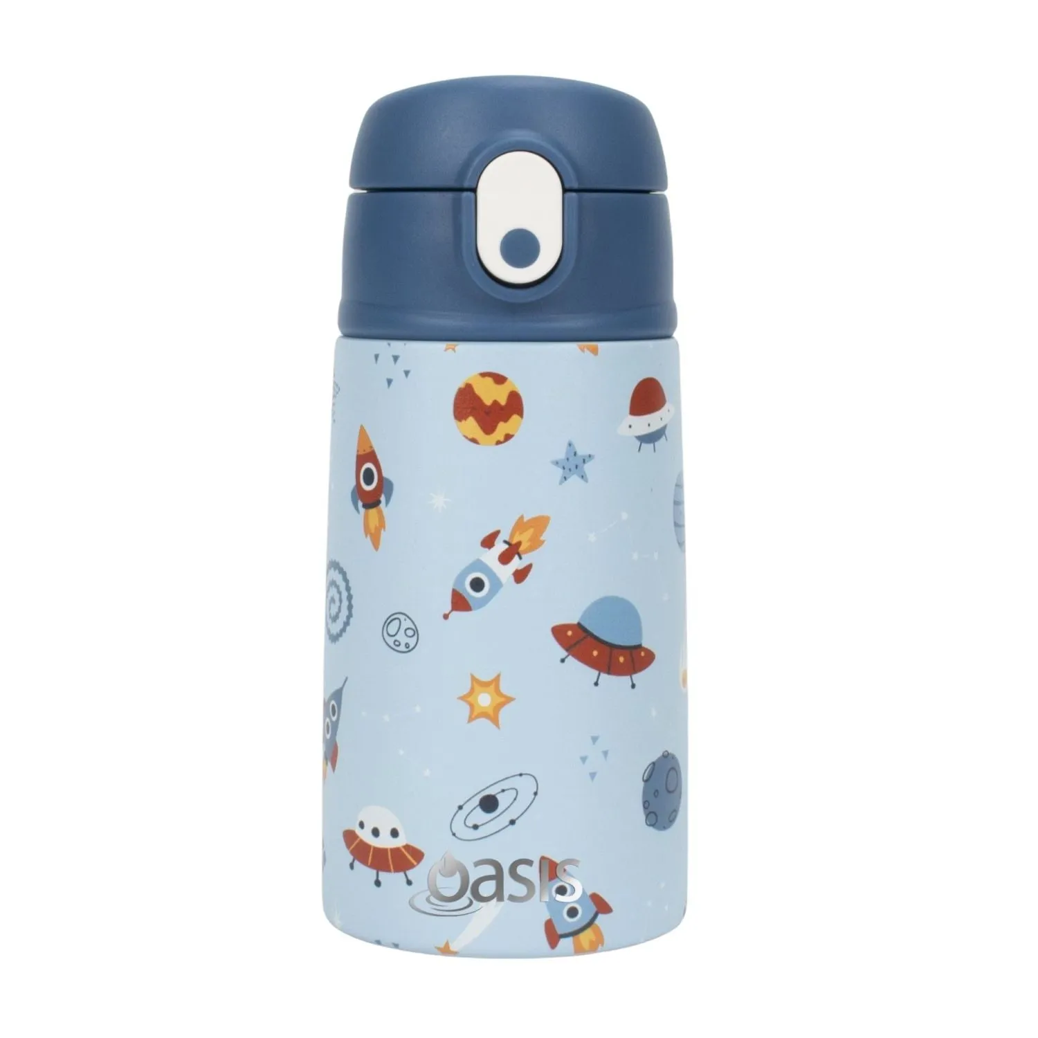 Oasis Kids Water Bottle with Sipper Silicone Straw 400ML