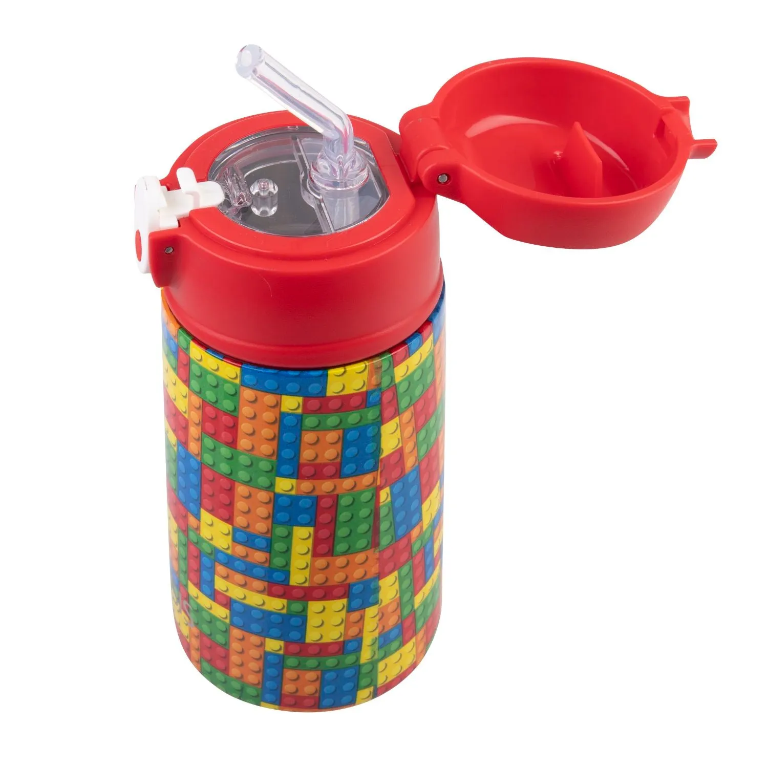 Oasis Kids Water Bottle with Sipper Silicone Straw 400ML