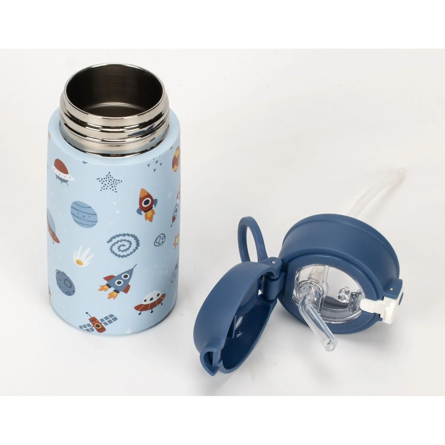 Oasis Kids Water Bottle with Sipper Silicone Straw 400ML