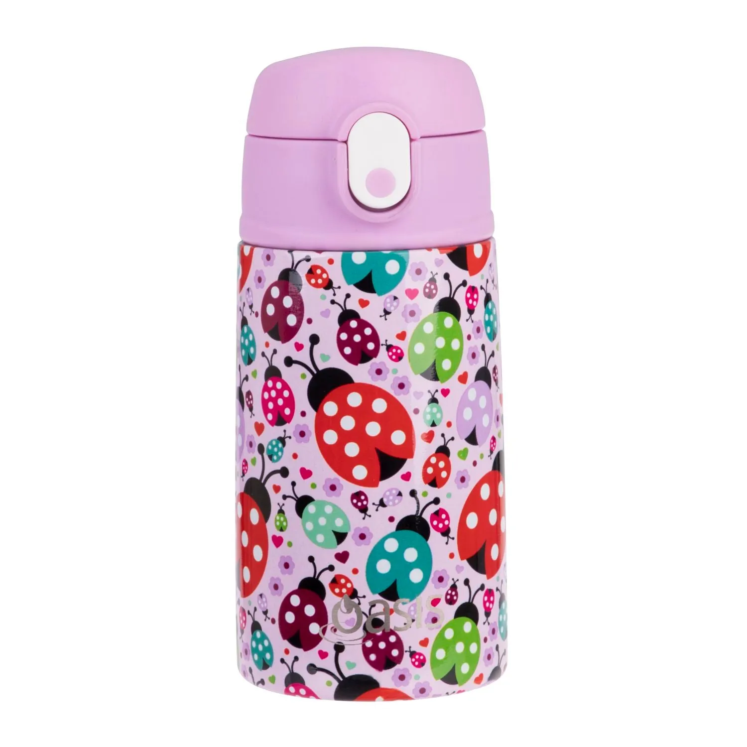 Oasis Kids Water Bottle with Sipper Silicone Straw 400ML