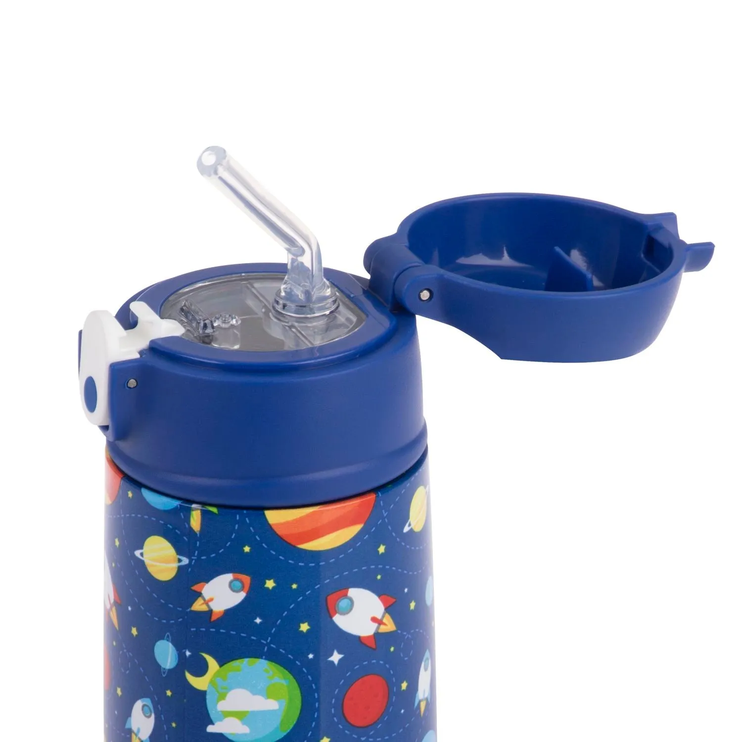Oasis Kids Water Bottle with Sipper Silicone Straw 400ML