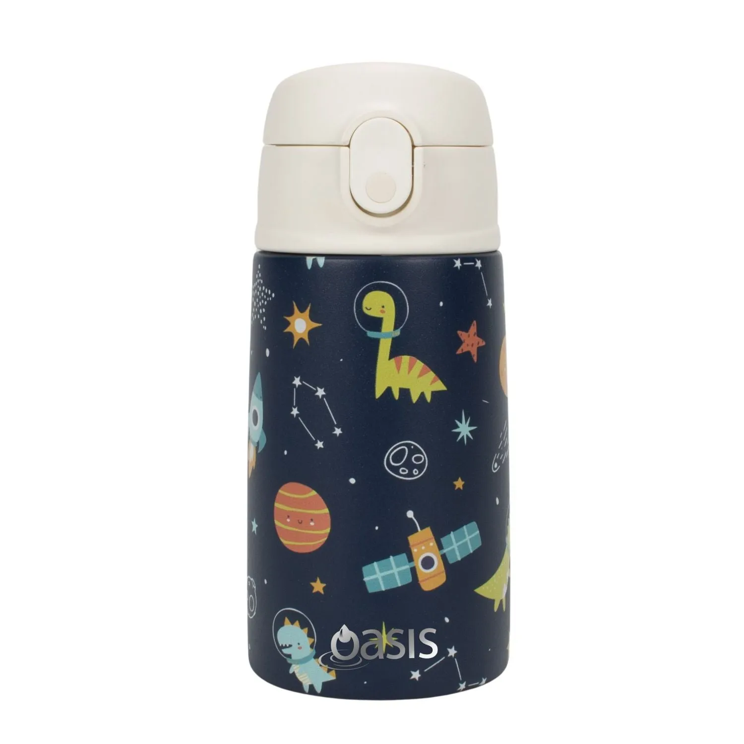 Oasis Kids Water Bottle with Sipper Silicone Straw 400ML