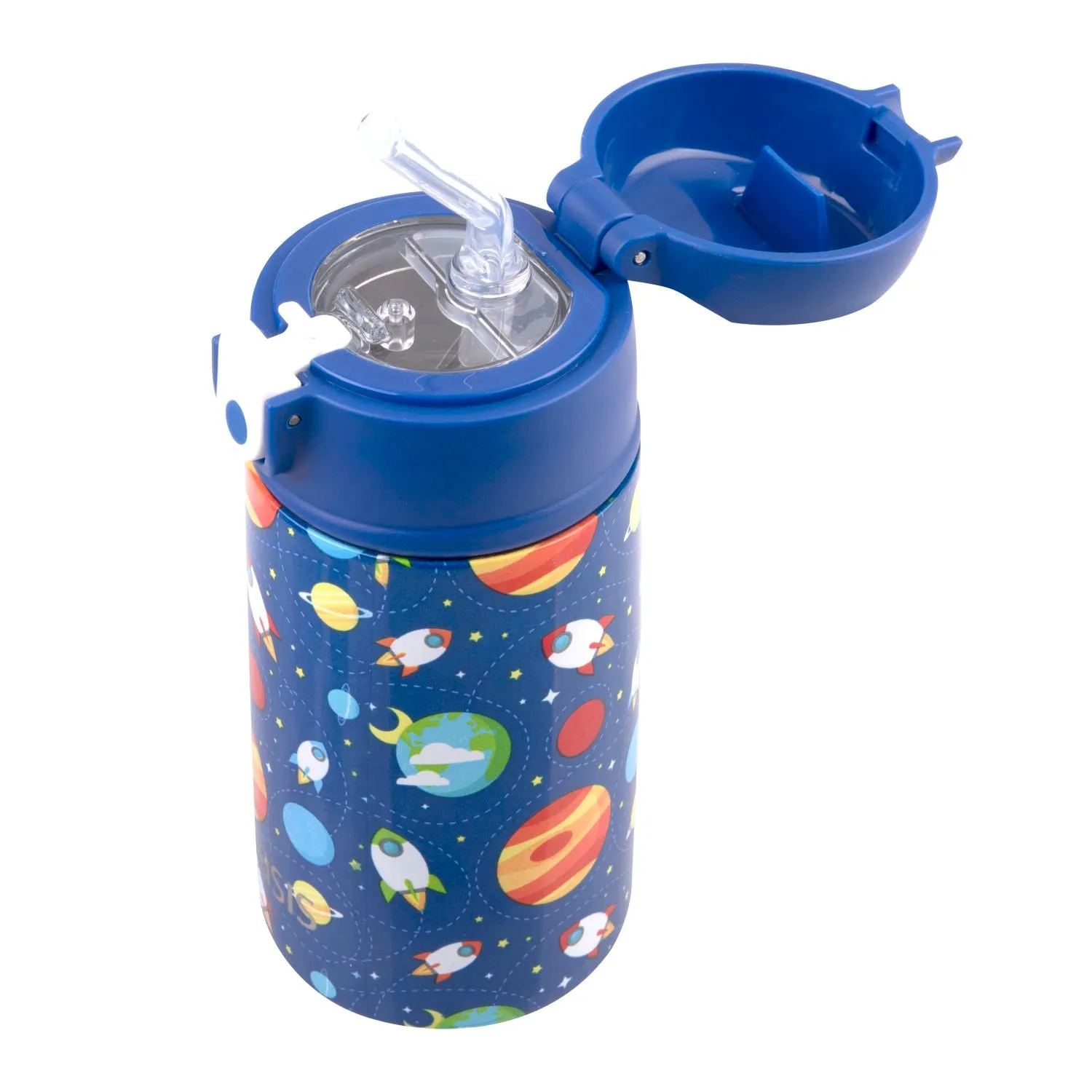 Oasis Kids Water Bottle with Sipper Silicone Straw 400ML