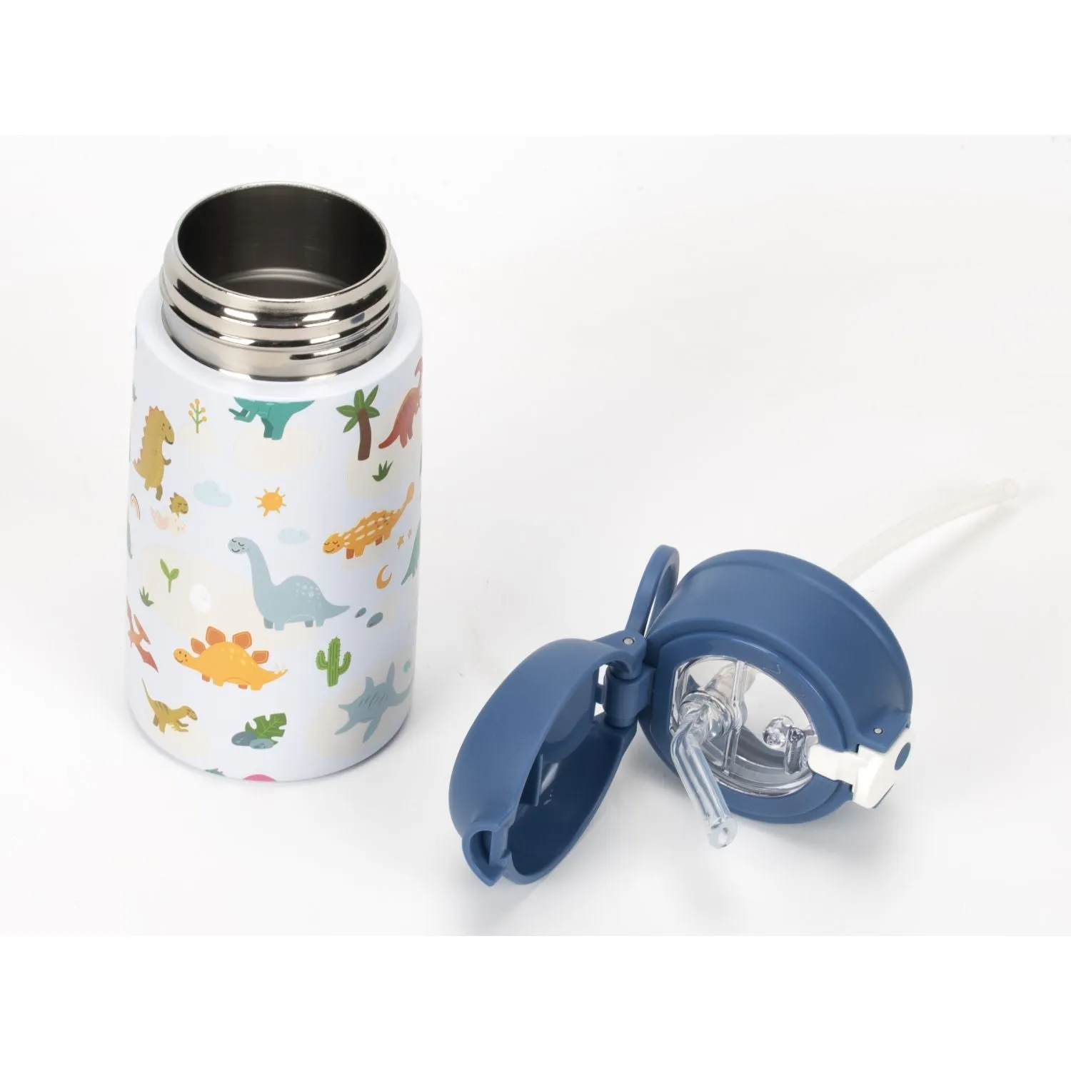 Oasis Kids Water Bottle with Sipper Silicone Straw 400ML