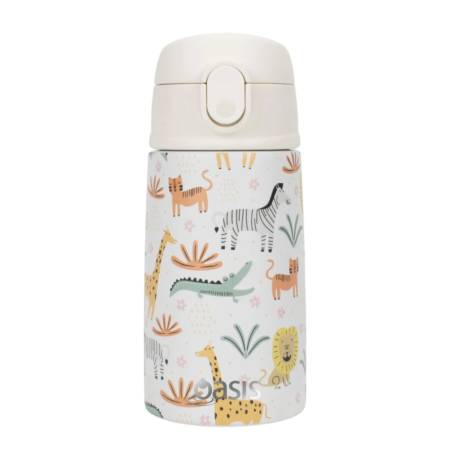 Oasis Kids Water Bottle with Sipper Silicone Straw 400ML