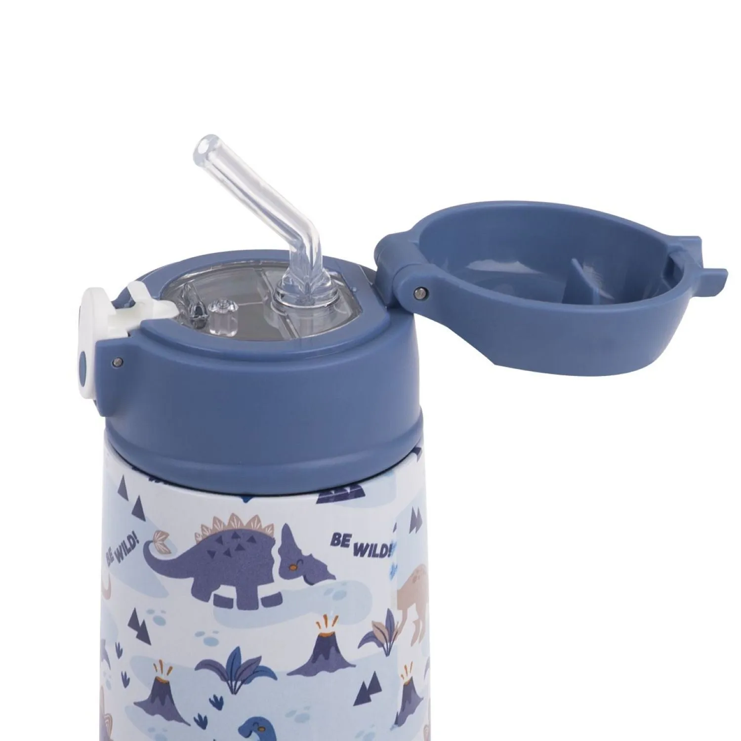 Oasis Kids Water Bottle with Sipper Silicone Straw 400ML