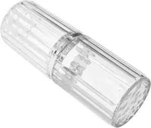 Portable Travel Toothbrush Holder and Toothpaste Storage Case Design with Detachable Mouthwash Cup for Camping Business Trips and Daily Toiletry Essentials
