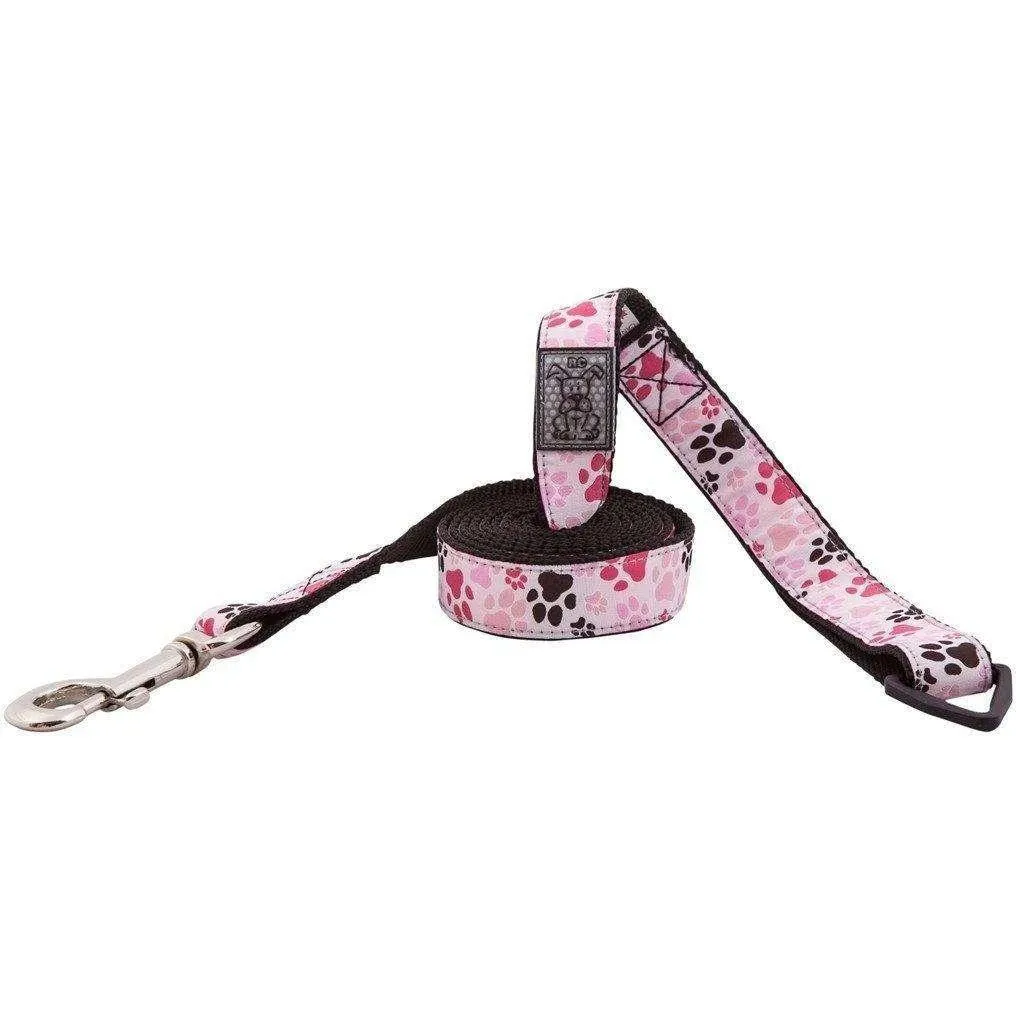 RC Dog Leash Pattern Pink Paws