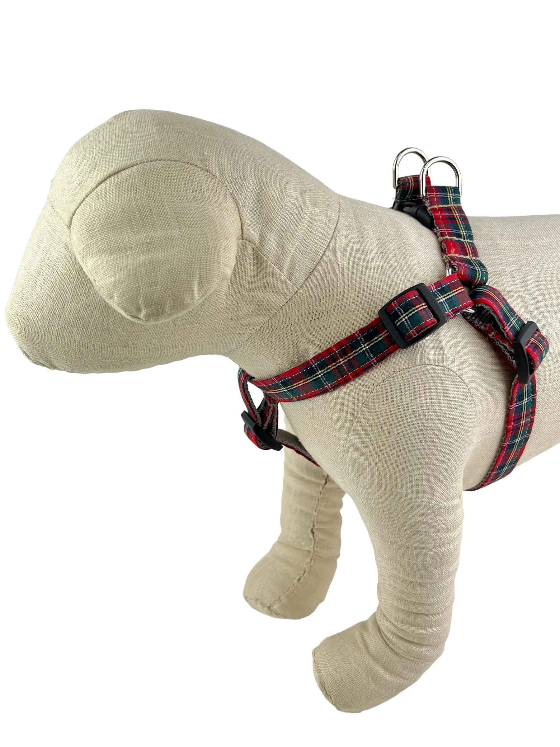 Red Tartan Plaid Harness - 996