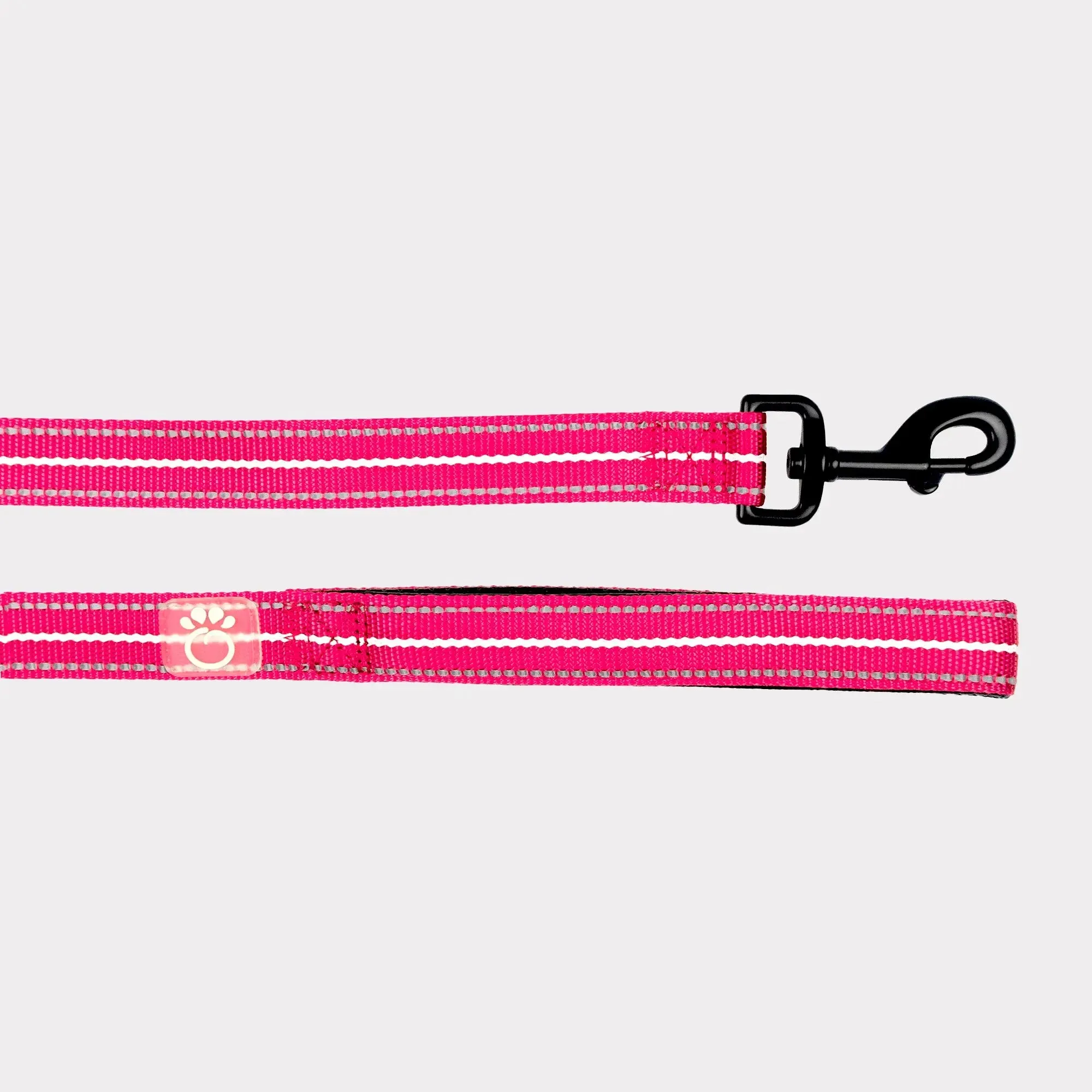 Reflective Dog Leash | Neon Pink