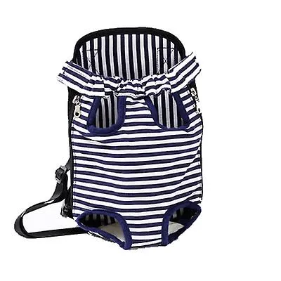 S 28*18cm color bar Outdoor portable pet bag, breathable Mesh backpack for cats and dogs AZ19599