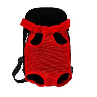 S 28*18cm color bar Outdoor portable pet bag, breathable Mesh backpack for cats and dogs AZ19599