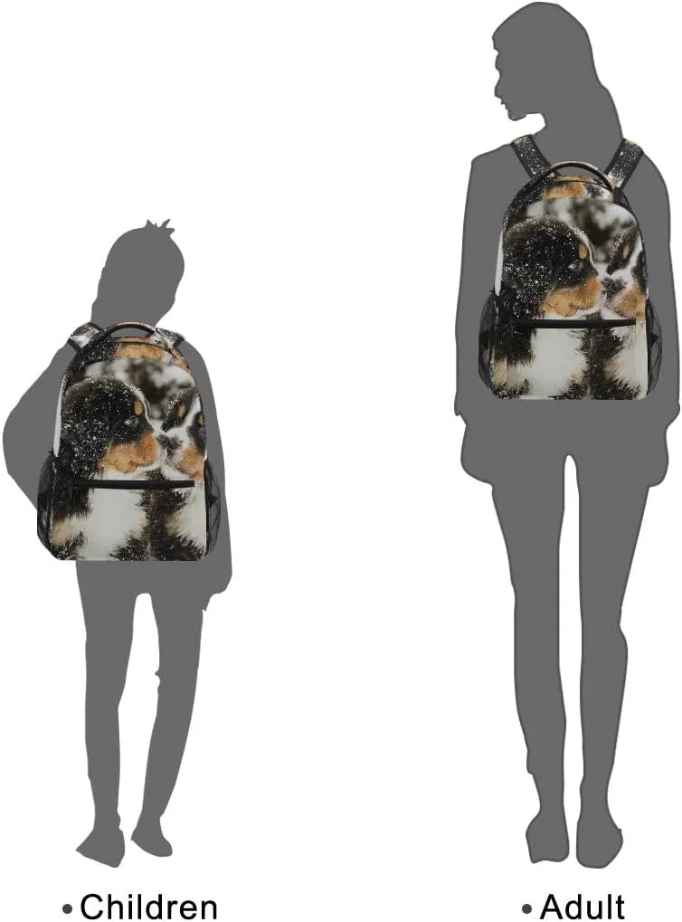 School College Backpack Rucksack Travel Bookbag Outdoor Bernese Mountain Dog