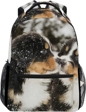 School College Backpack Rucksack Travel Bookbag Outdoor Bernese Mountain Dog
