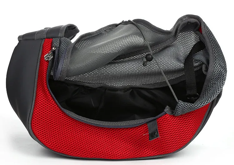 Sidiou Group Pet Travel Portable Slings Front Shoulder Bag Mesh Travel Tote Shoulder Bag Backpack