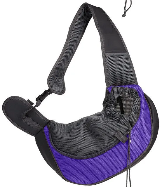 Sidiou Group Pet Travel Portable Slings Front Shoulder Bag Mesh Travel Tote Shoulder Bag Backpack