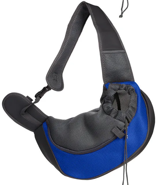 Sidiou Group Pet Travel Portable Slings Front Shoulder Bag Mesh Travel Tote Shoulder Bag Backpack